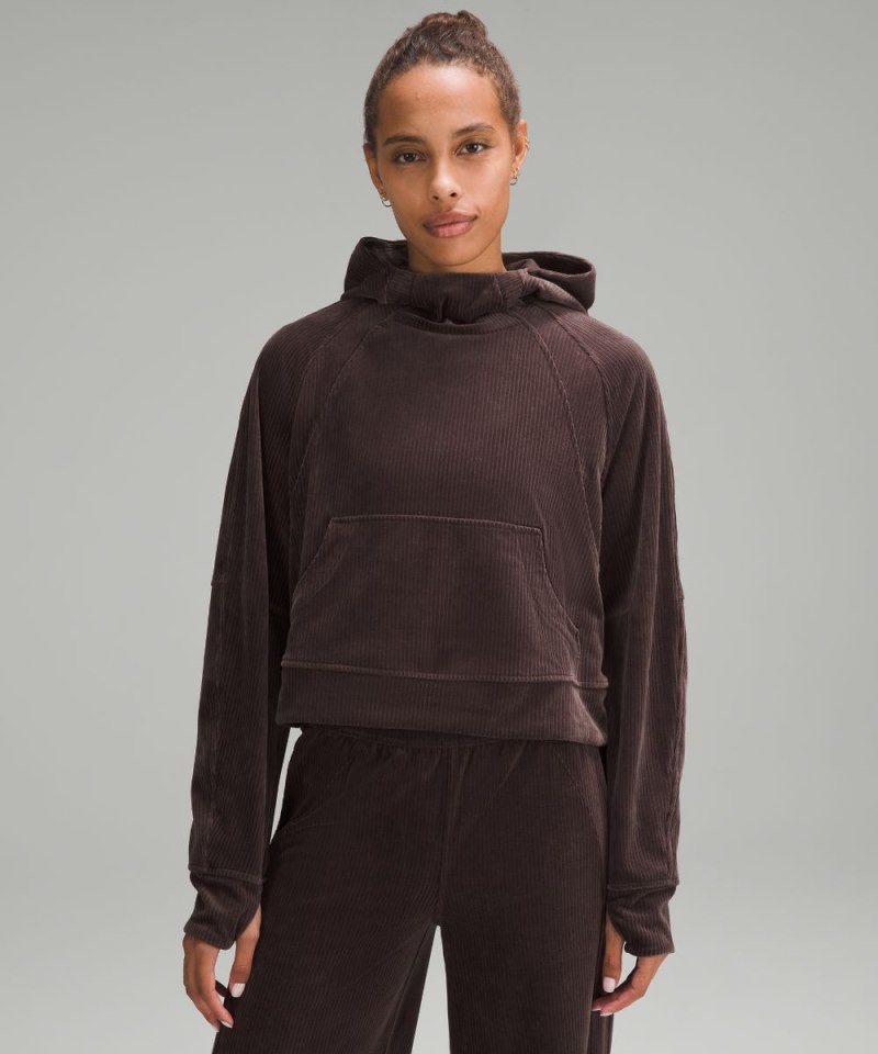 Lululemon Scuba Oversized Hoodie *Velvet Cord Espresso (not available) Online Outlet Sale