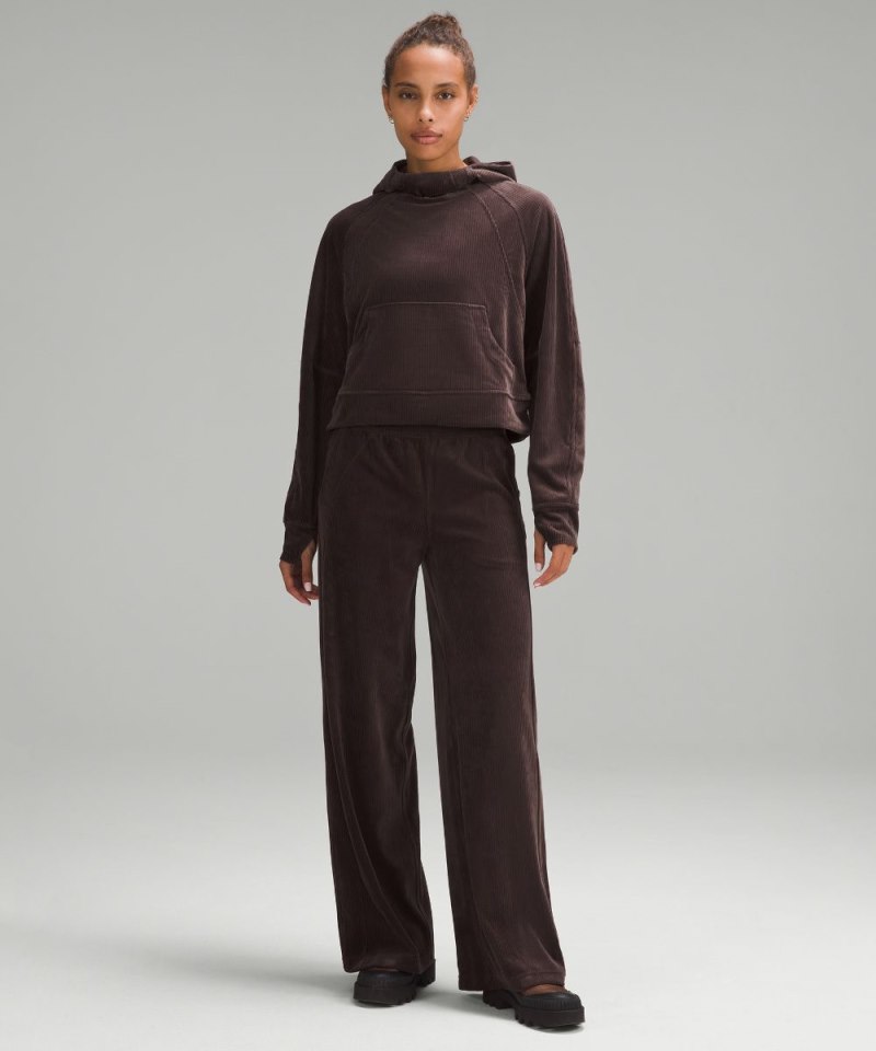 Lululemon Scuba Oversized Hoodie *Velvet Cord Espresso (not available) Online Outlet Sale