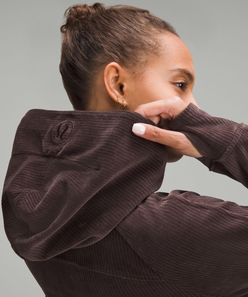 Lululemon Scuba Oversized Hoodie *Velvet Cord Espresso (not available) Online Outlet Sale