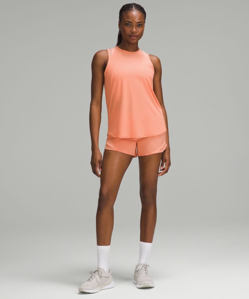Lululemon Hotty Hot High-Rise Lined Short 4" Coral Kiss Online Outlet Sale