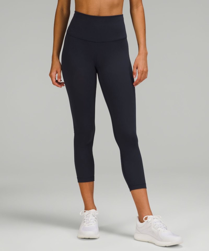 Lululemon Wunder Train High-Rise Crop 23" True Navy Online Outlet Sale