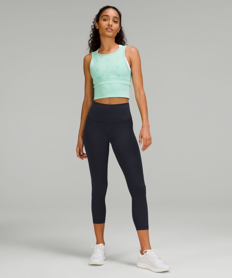 Lululemon Wunder Train High-Rise Crop 23" True Navy Online Outlet Sale