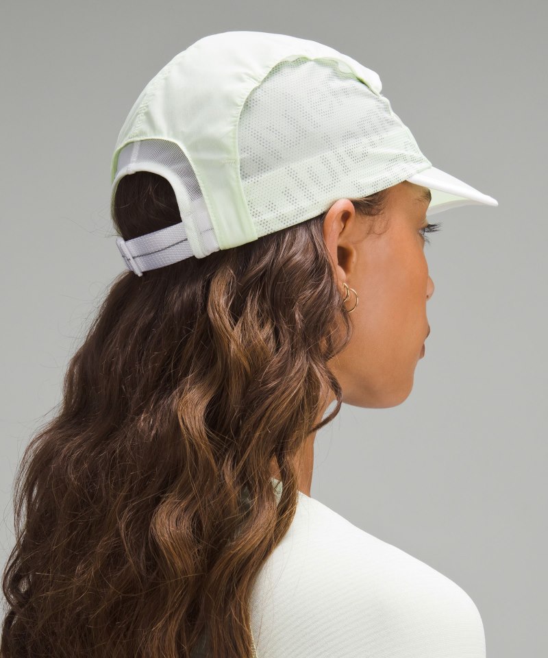 Lululemon High Ventilation Running Hat Kohlrabi Green / White Online Outlet Sale