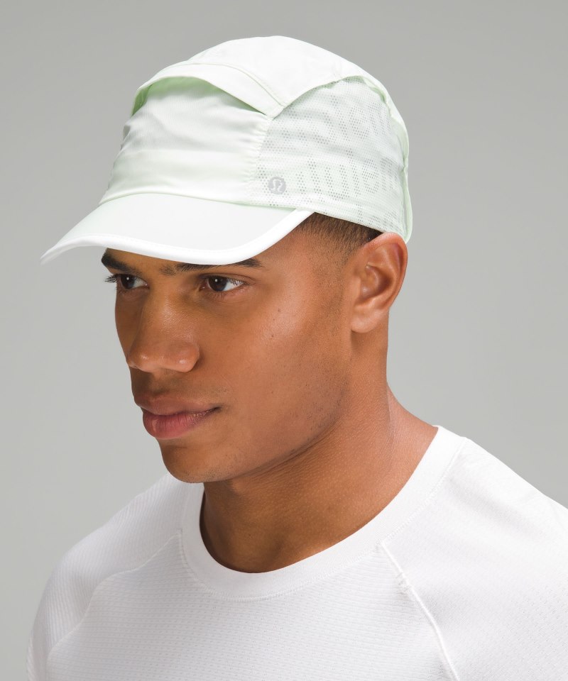 Lululemon High Ventilation Running Hat Kohlrabi Green / White Online Outlet Sale