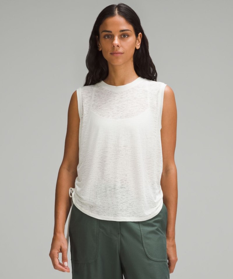 Lululemon Side-Cinch Tank Top Bone Online Outlet Sale