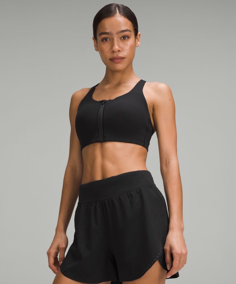 Lululemon lululemon Energy Bra High Support Zip-Front *High Support, B–G Cups Black Online Outlet Sale