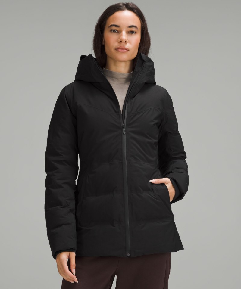 Lululemon StretchSeal Sleet Street Jacket Black Online Outlet Sale