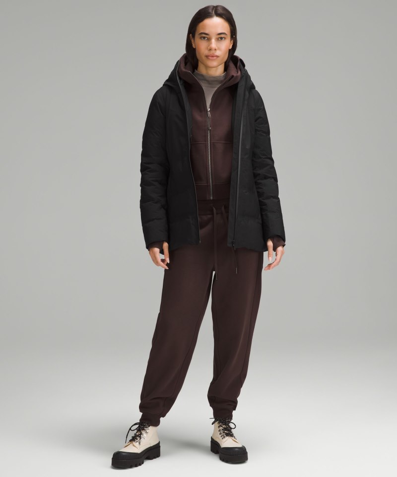 Lululemon StretchSeal Sleet Street Jacket Black Online Outlet Sale