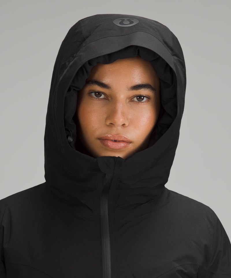 Lululemon StretchSeal Sleet Street Jacket Black Online Outlet Sale