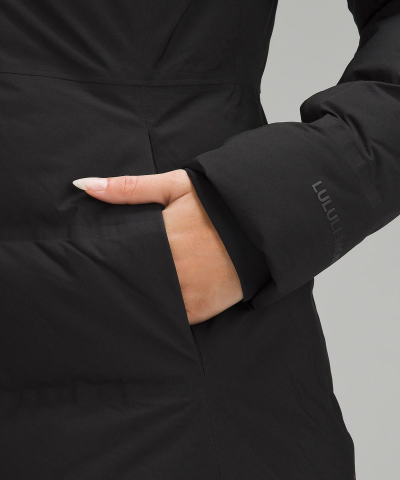 Lululemon StretchSeal Sleet Street Jacket Black Online Outlet Sale