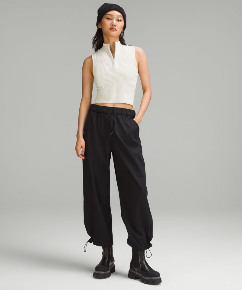 Lululemon Open Back Half-Zip Sweater Bone Online Outlet Sale
