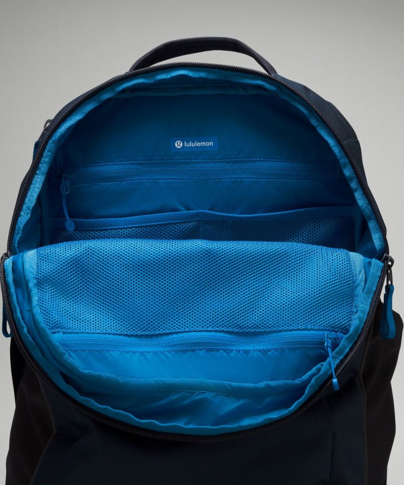 Lululemon Triple-Zip Backpack 28L True Navy / Poolside Online Outlet Sale