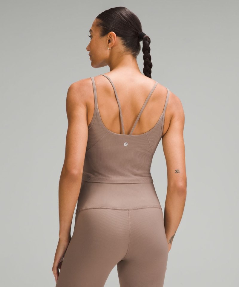 Lululemon lululemon Align™ Strappy Ribbed Tank Top Taupetastic Online Outlet Sale