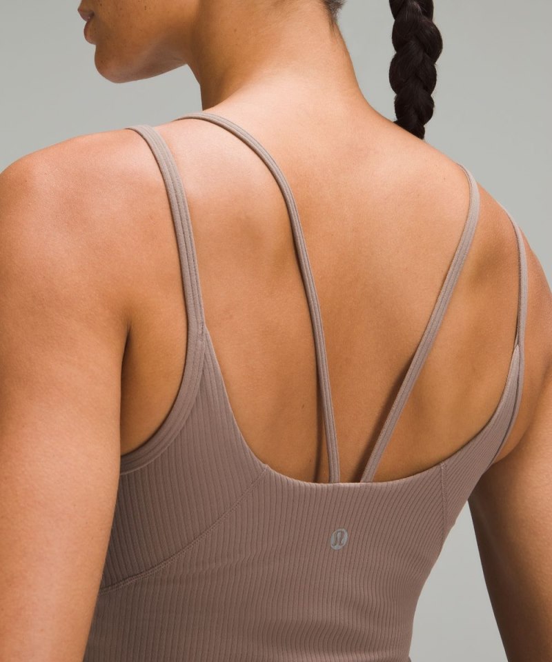Lululemon lululemon Align™ Strappy Ribbed Tank Top Taupetastic Online Outlet Sale