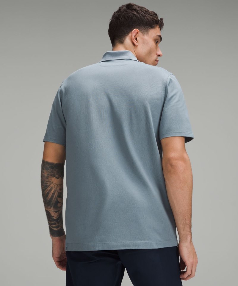 Lululemon Classic-Fit Pique Short-Sleeve Polo Shirt Belgian Blue Online Outlet Sale