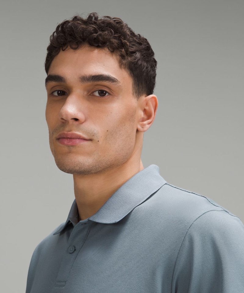 Lululemon Classic-Fit Pique Short-Sleeve Polo Shirt Belgian Blue Online Outlet Sale