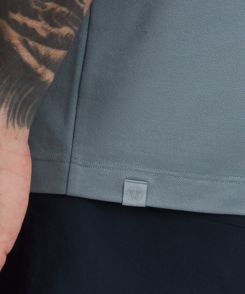 Lululemon Classic-Fit Pique Short-Sleeve Polo Shirt Belgian Blue Online Outlet Sale
