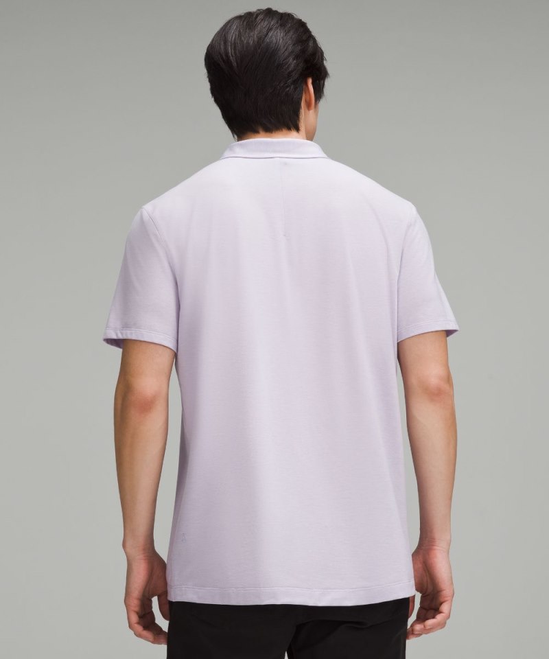Lululemon Evolution Short-Sleeve Polo Shirt Heathered Lilac Ether Online Outlet Sale