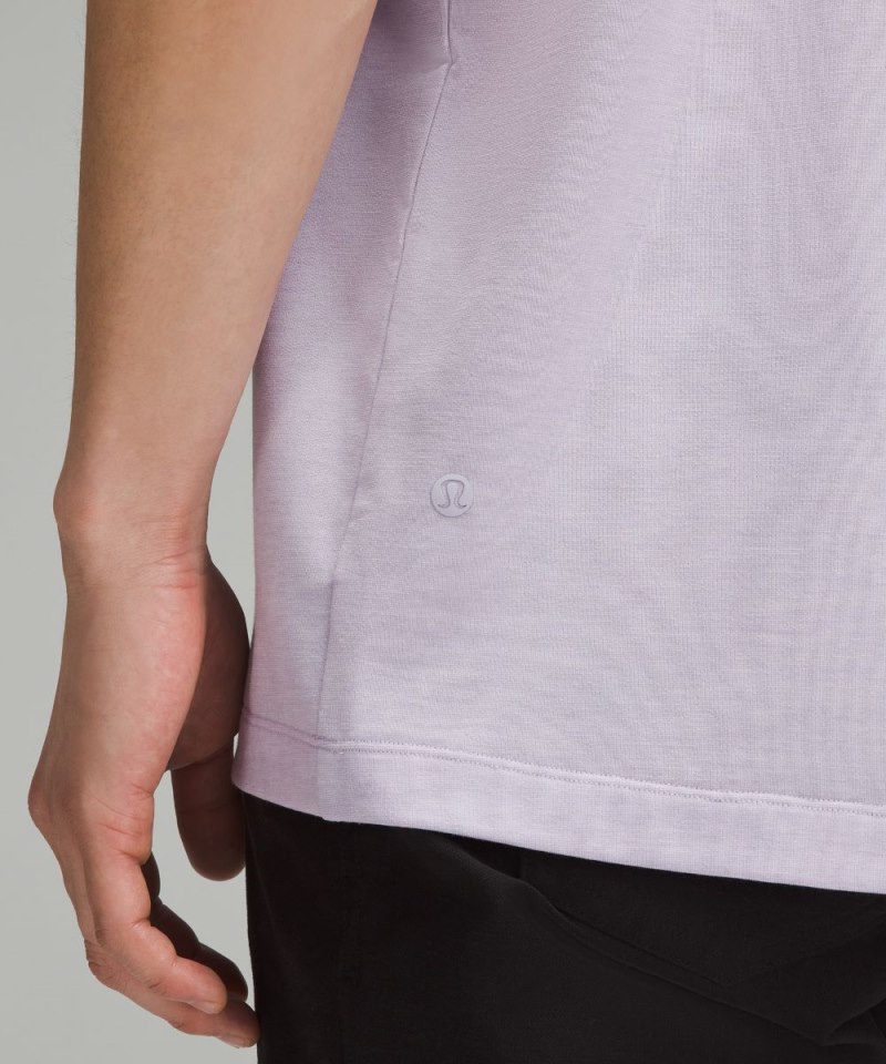 Lululemon Evolution Short-Sleeve Polo Shirt Heathered Lilac Ether Online Outlet Sale