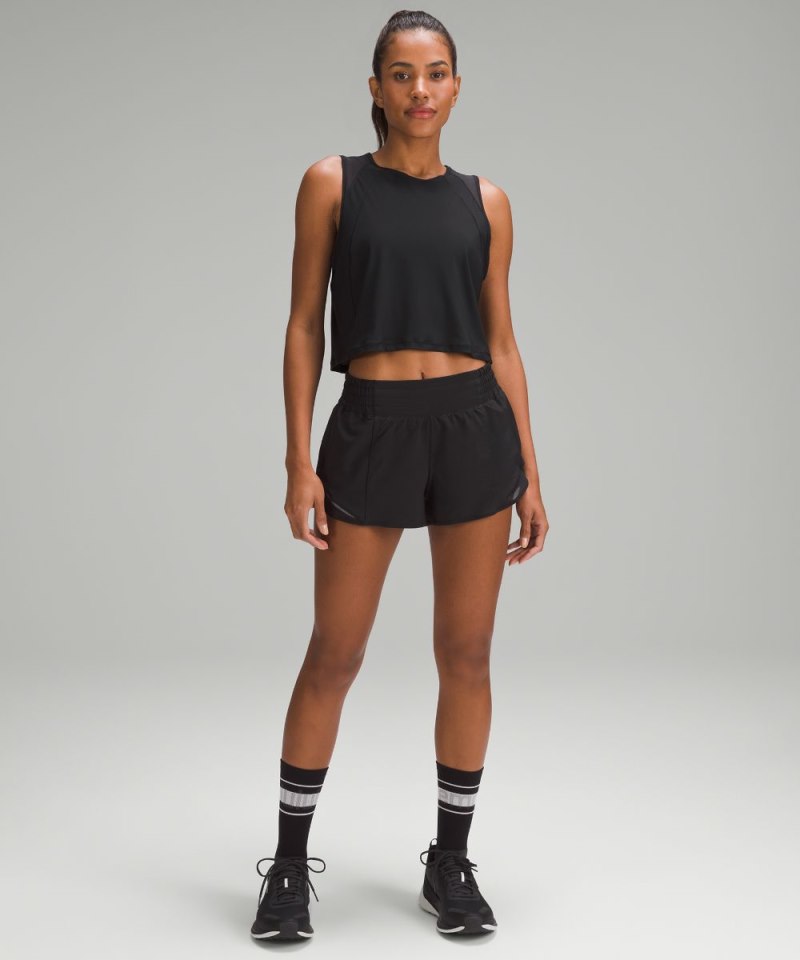 Lululemon Hotty Hot High-Rise Lined Short 2.5" Black Online Outlet Sale