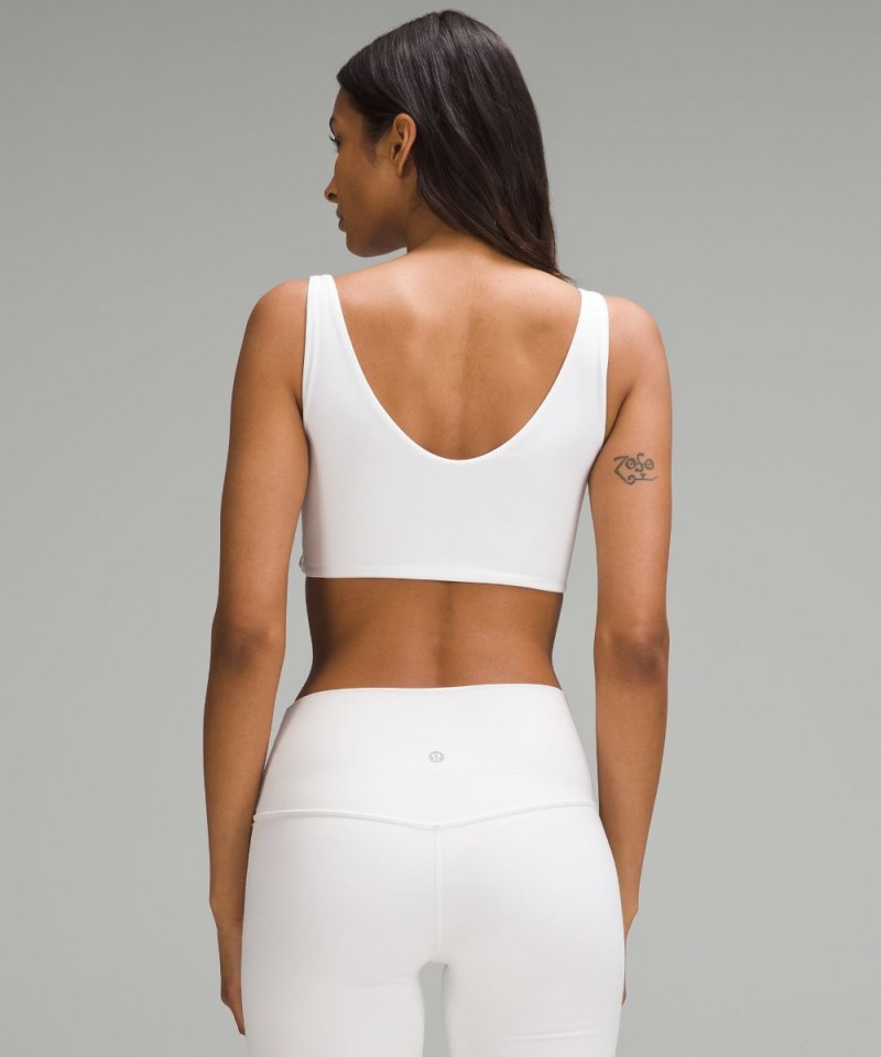 Lululemon Bend This Scoop and Square Bra *Light Support, A-C Cups White Online Outlet Sale