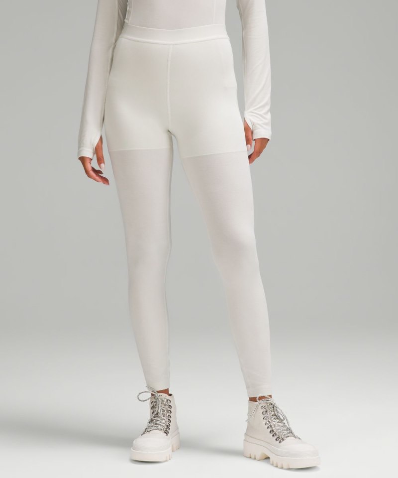 Lululemon High-Rise Base Layer Tight 28" Bone Online Outlet Sale