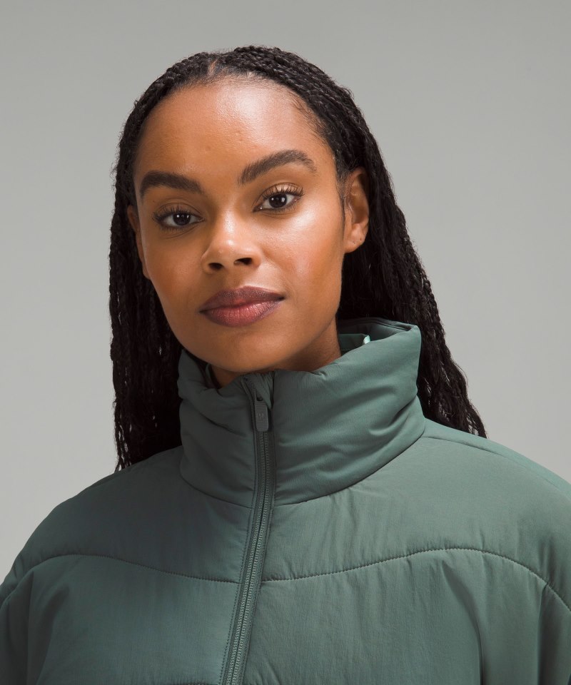 Lululemon Wave-Quilt Insulated Jacket Dark Forest Online Outlet Sale