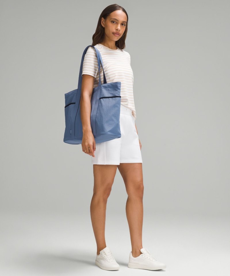 Lululemon Daily Multi-Pocket Tote Bag 20L Oasis Blue / True Navy Online Outlet Sale