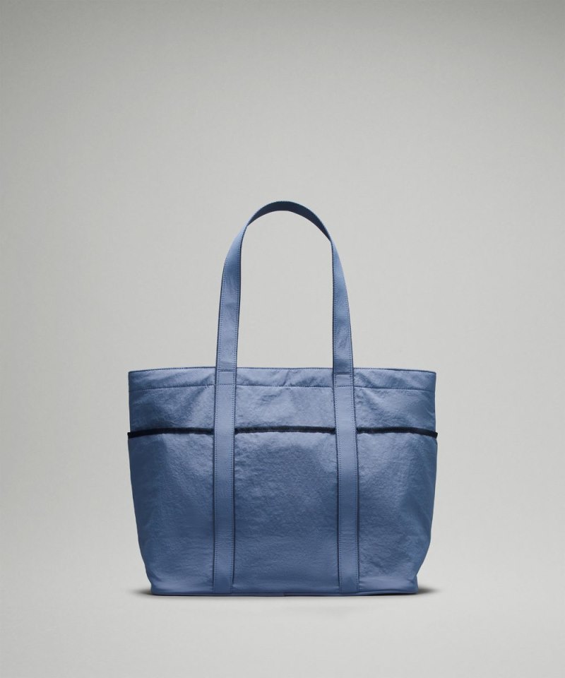 Lululemon Daily Multi-Pocket Tote Bag 20L Oasis Blue / True Navy Online Outlet Sale