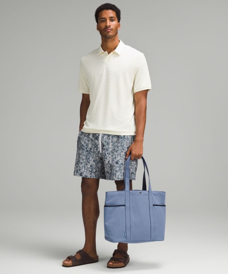 Lululemon Daily Multi-Pocket Tote Bag 20L Oasis Blue / True Navy Online Outlet Sale