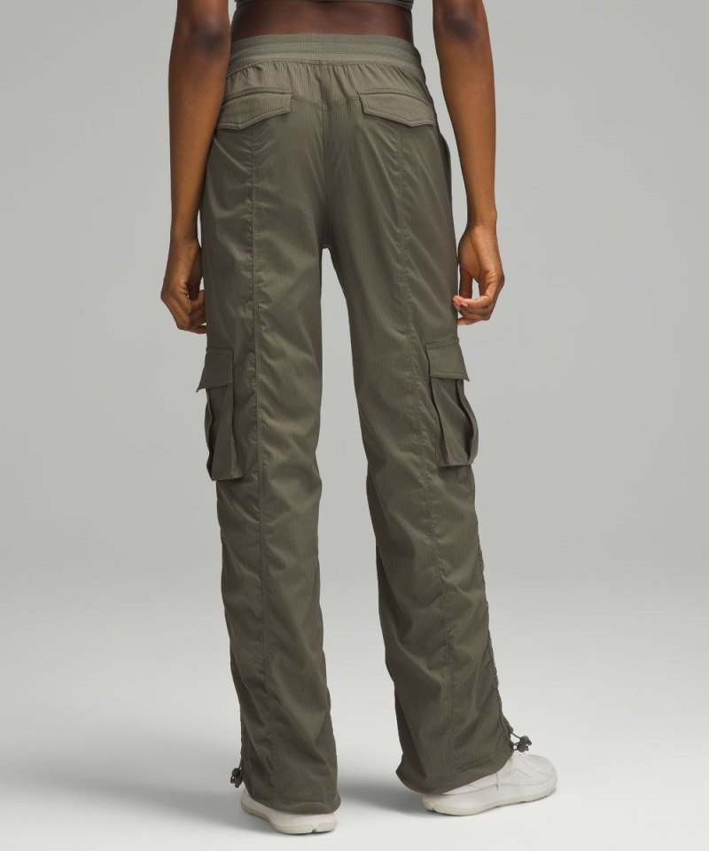 Lululemon Dance Studio Relaxed-Fit Mid-Rise Cargo Pant Army Green Online Outlet Sale