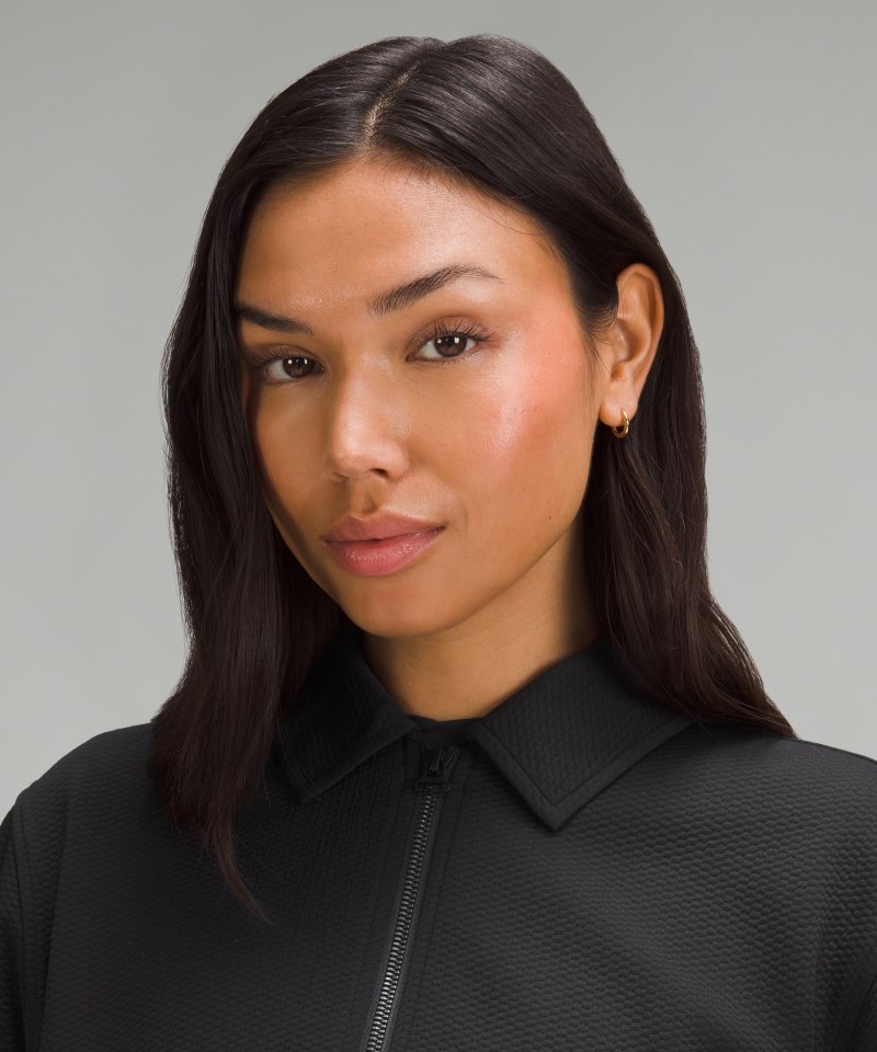 Lululemon Bubble-Knit Zip Up Black Online Outlet Sale