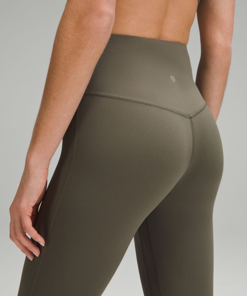 Lululemon lululemon Align™ High-Rise Mini-Flared Pant *Extra Short Army Green Online Outlet Sale