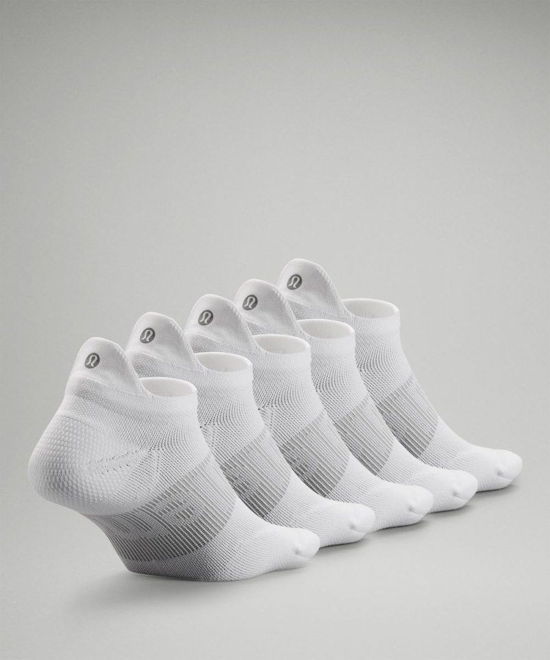 Lululemon Women's Power Stride Tab Socks *5 Pack White Online Outlet Sale