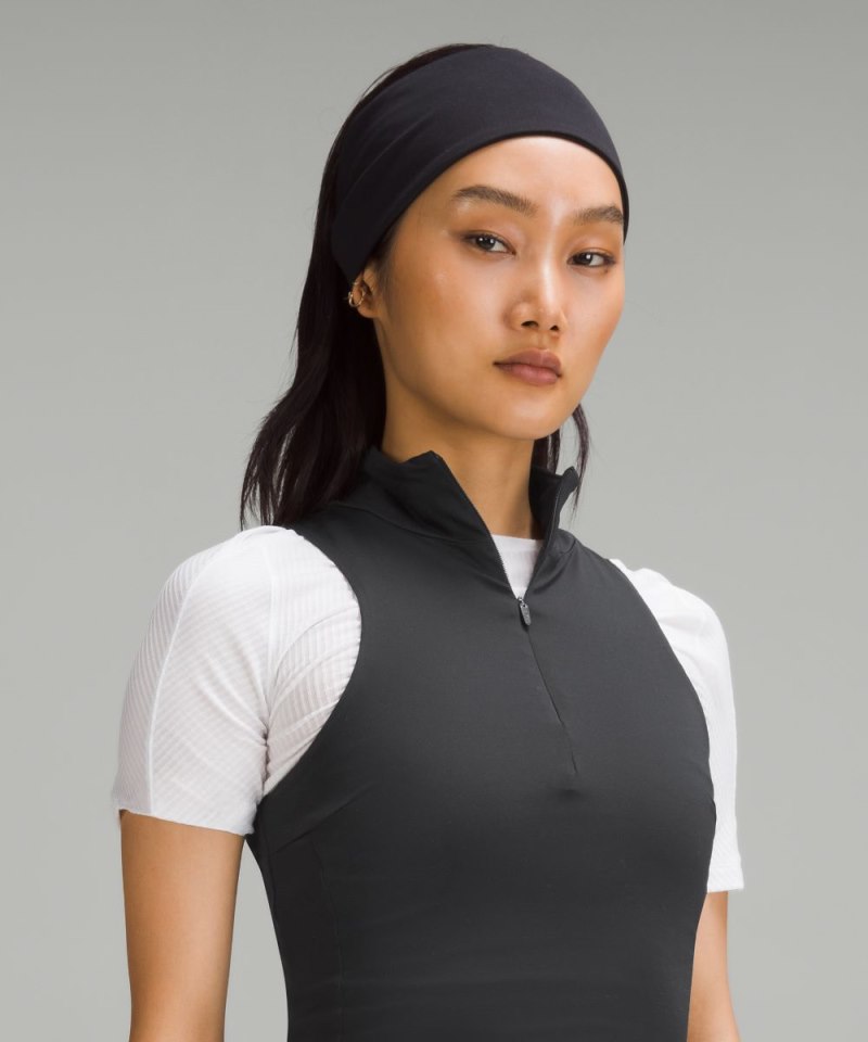 Lululemon Tight-Fit Lined Half-Zip Tank Top *Online Only Black Online Outlet Sale