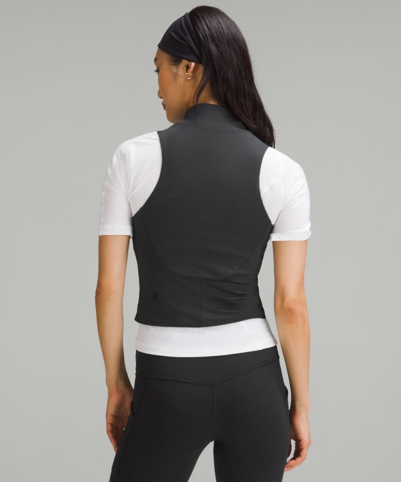 Lululemon Tight-Fit Lined Half-Zip Tank Top *Online Only Black Online Outlet Sale