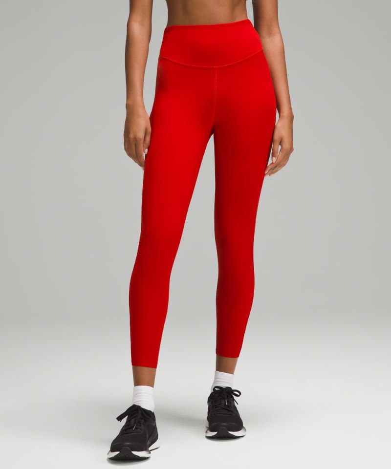 Lululemon Base Pace High-Rise Tight 25" Dark Red Online Outlet Sale