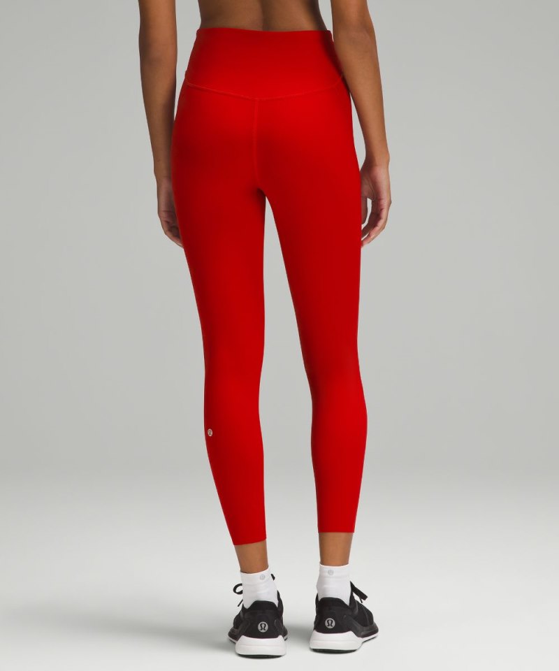 Lululemon Base Pace High-Rise Tight 25" Dark Red Online Outlet Sale