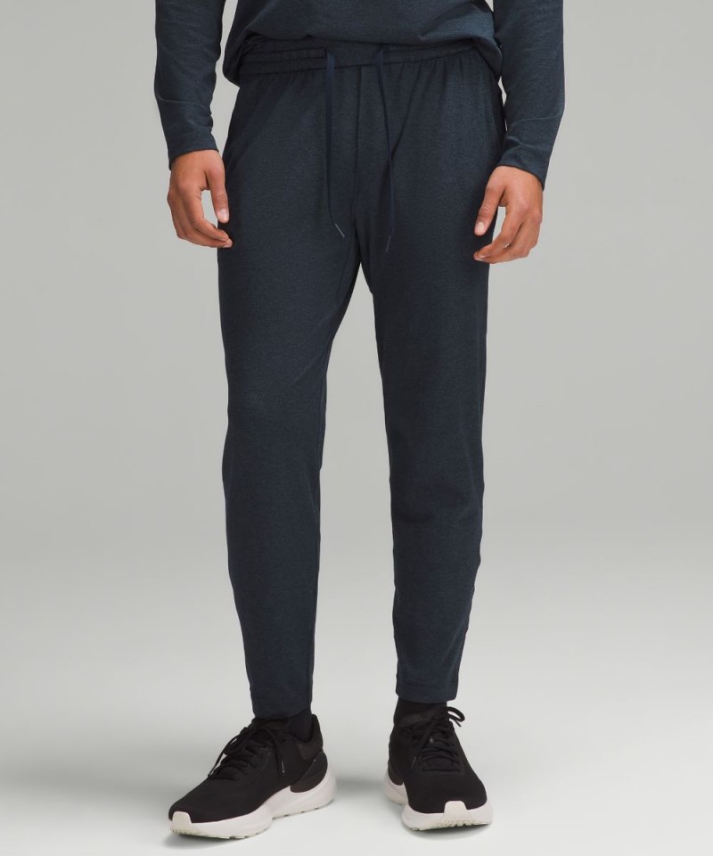 Lululemon Soft Jersey Tapered Pant Heathered Classic Navy / Heathered True Navy Online Outlet Sale