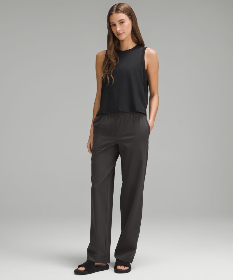 Lululemon Classic-Fit Cotton-Blend Tank Top Black Online Outlet Sale