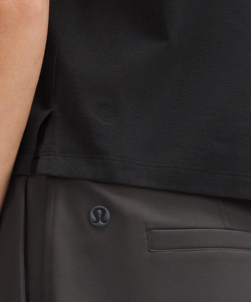 Lululemon Classic-Fit Cotton-Blend Tank Top Black Online Outlet Sale