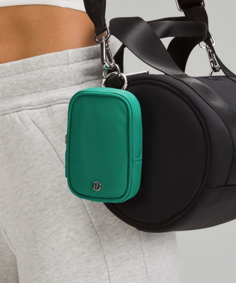 Lululemon Clippable Nano Pouch Cascadia Green Online Outlet Sale