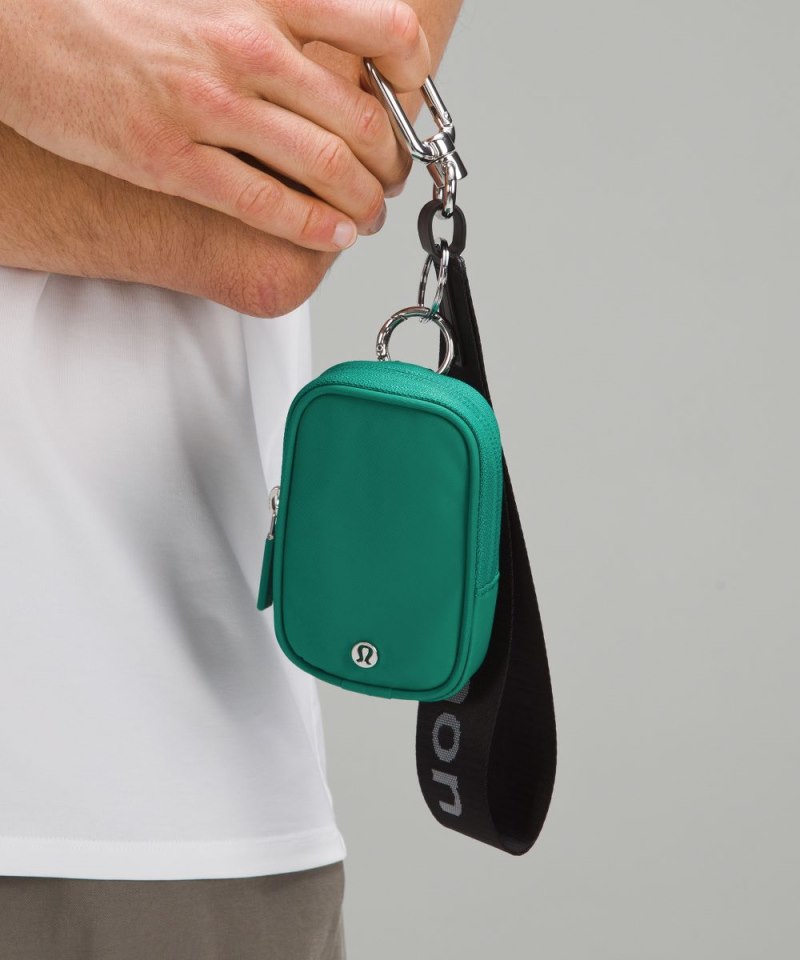 Lululemon Clippable Nano Pouch Cascadia Green Online Outlet Sale
