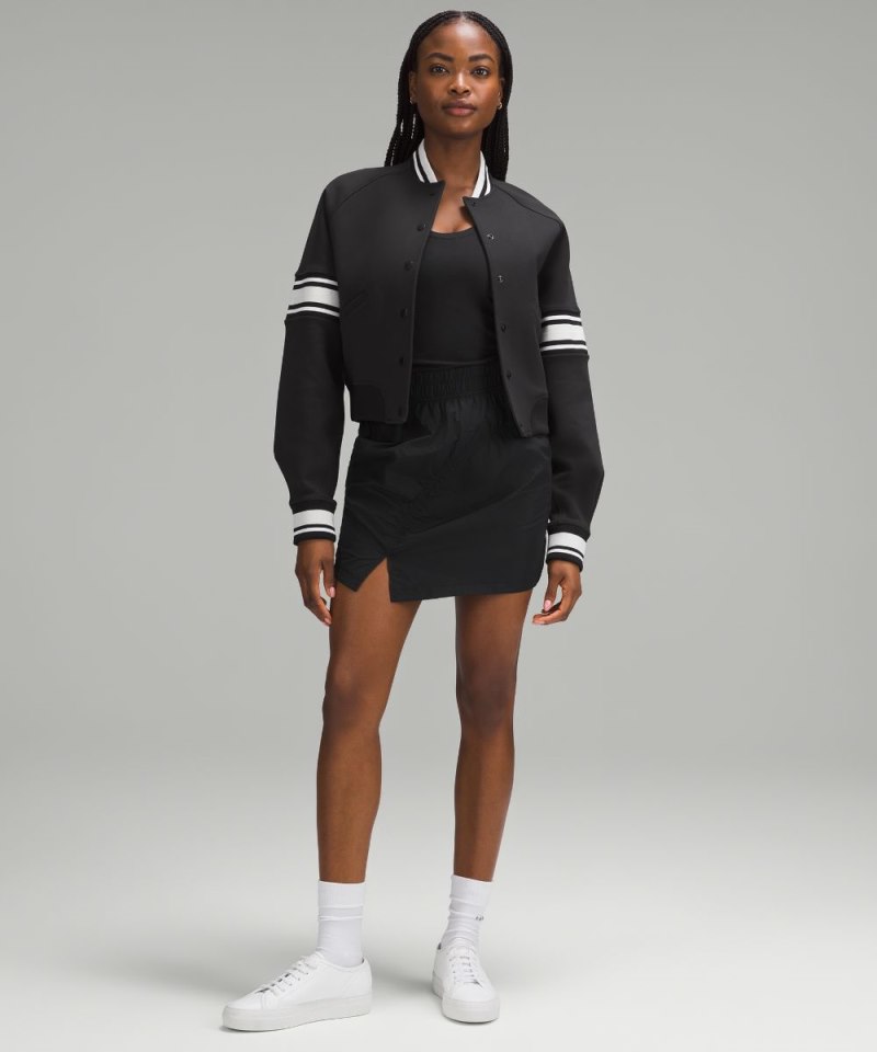 Lululemon High-Rise Ruched Mini Skirt Black Online Outlet Sale