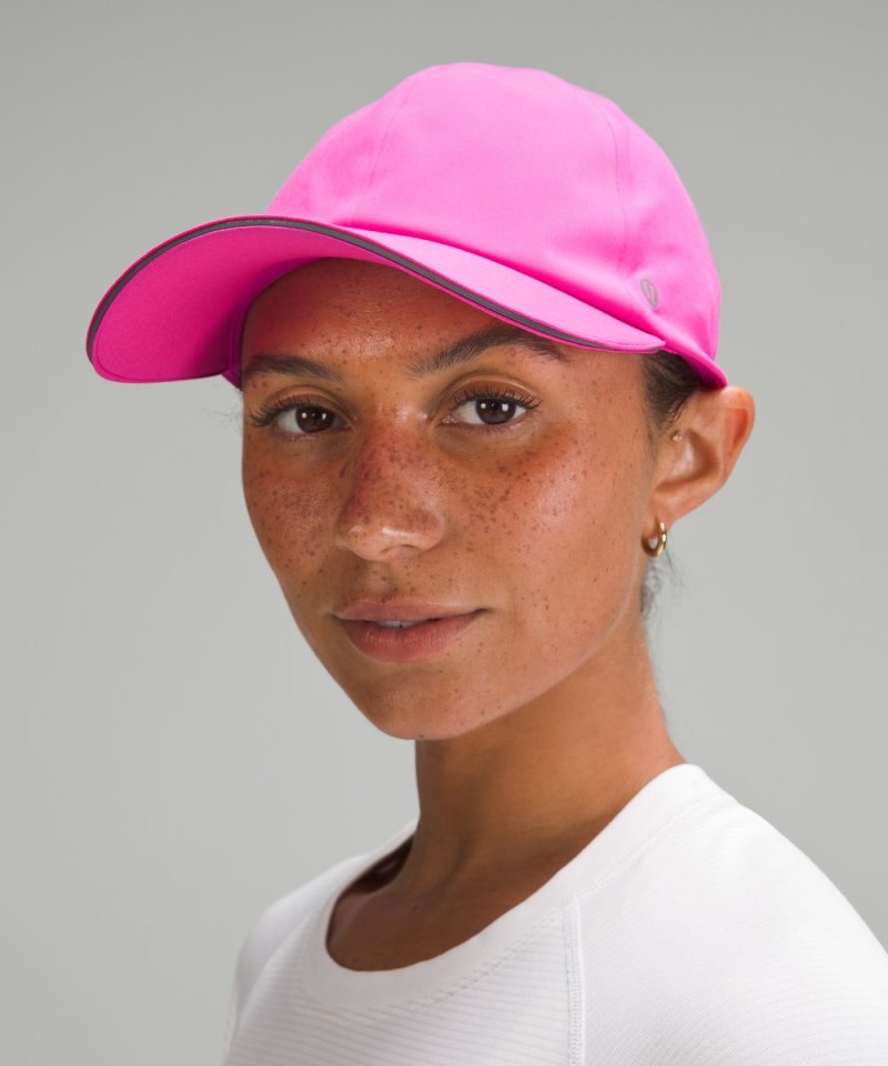 Lululemon Women's Fast and Free Ponytail Running Hat Sonic Pink Online Outlet Sale