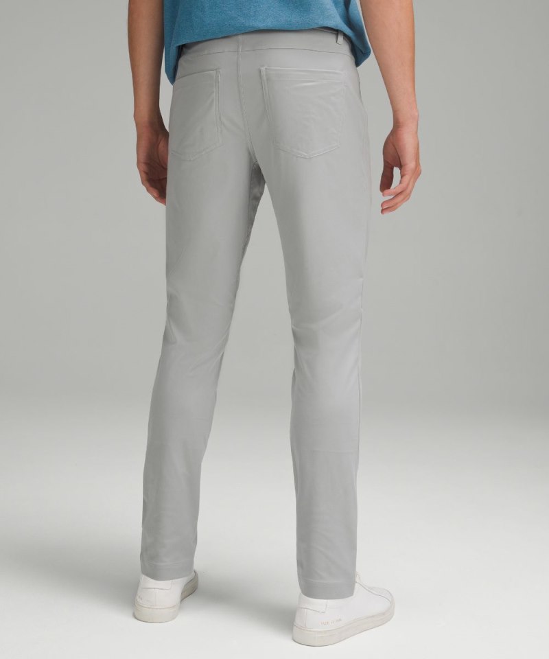 Lululemon ABC Slim-Fit 5 Pocket Pant 37"L *Warpstreme Silver Drop Online Outlet Sale