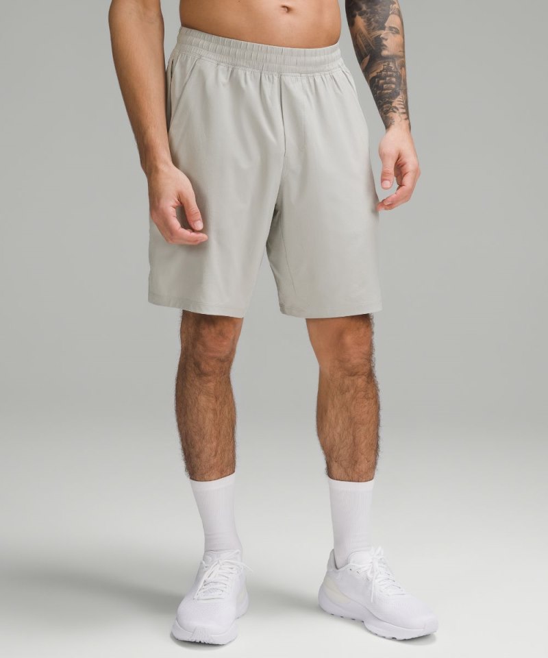 Lululemon Pace Breaker Linerless Short 9" Seal Grey Online Outlet Sale