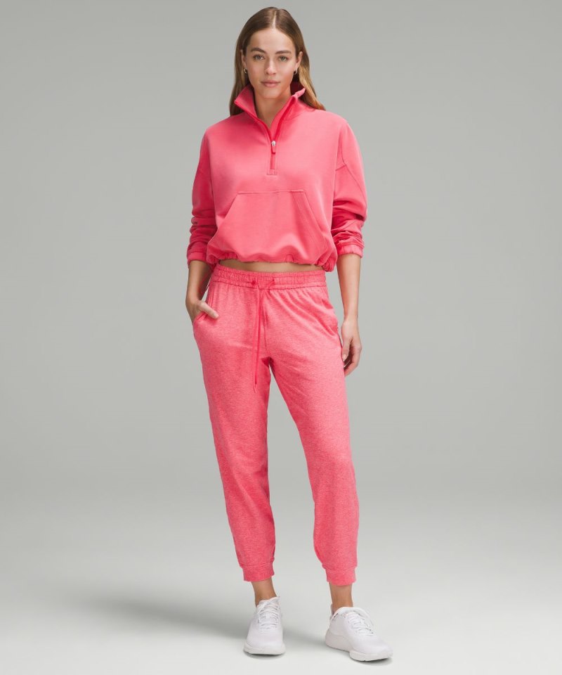 Lululemon Soft Jersey Classic-Fit Mid-Rise Jogger Heathered Glaze Pink / Heathered Sakura Pink Online Outlet Sale