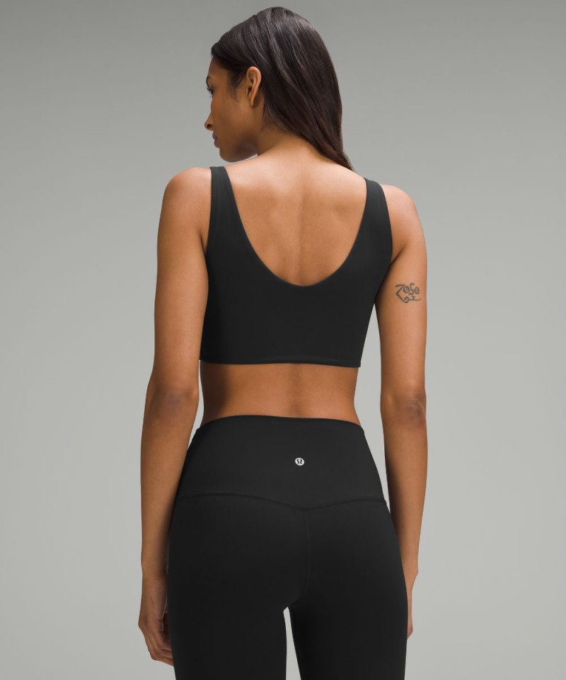 Lululemon Bend This Scoop and Square Bra *Light Support, A-C Cups Black Online Outlet Sale