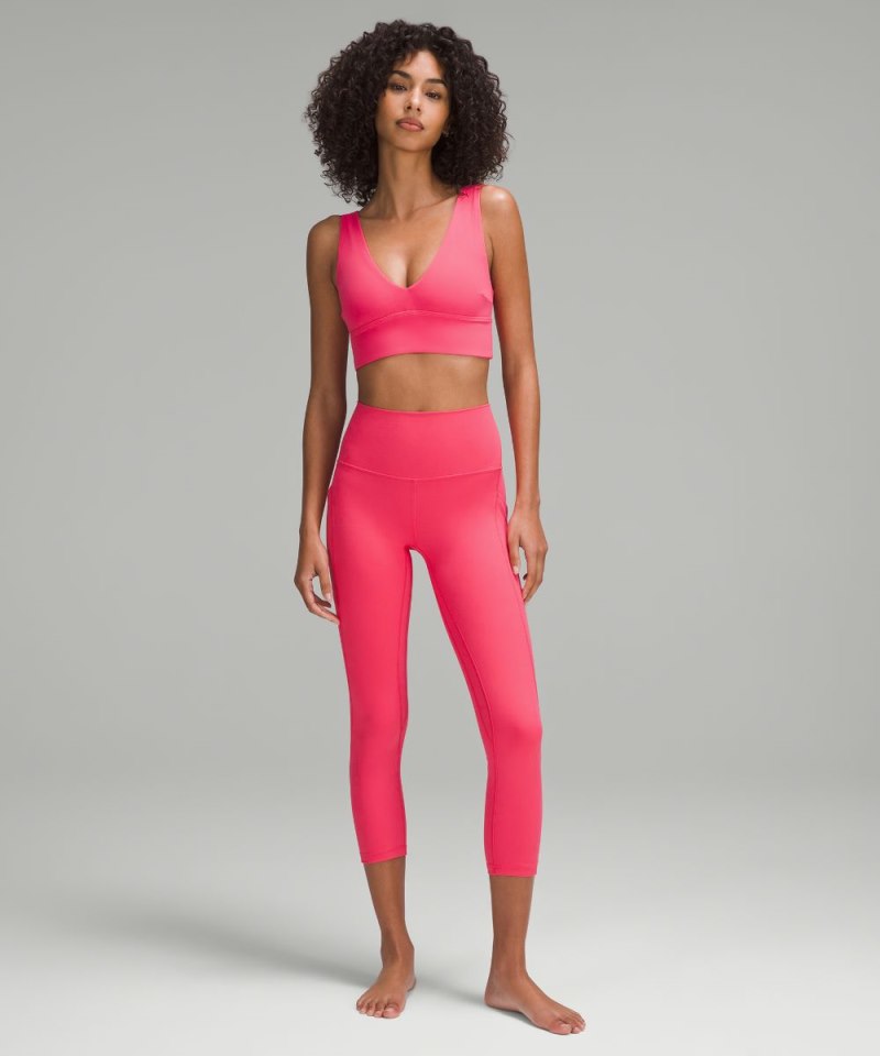 Lululemon lululemon Align™ V-Neck Bra *Light Support, C / D Cup Glaze Pink Online Outlet Sale
